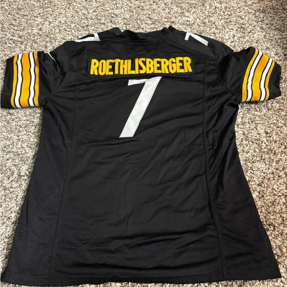 Kids NFL Nike number 7 Ben Roethlisberger jersey, size Xl Steelers jersey - Picture 3 of 9